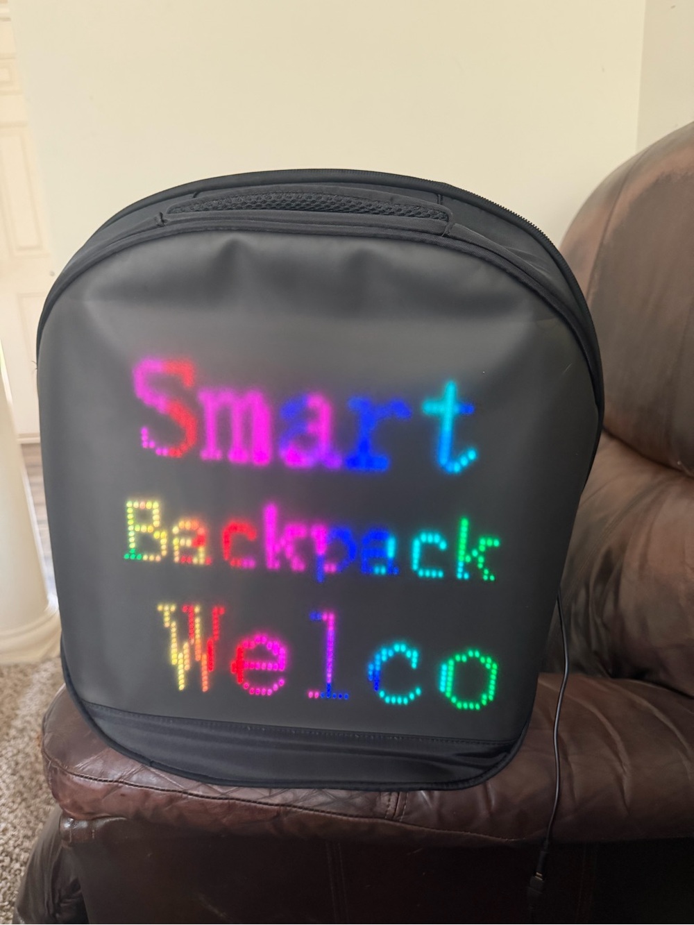 LED Smart Backpack - Black